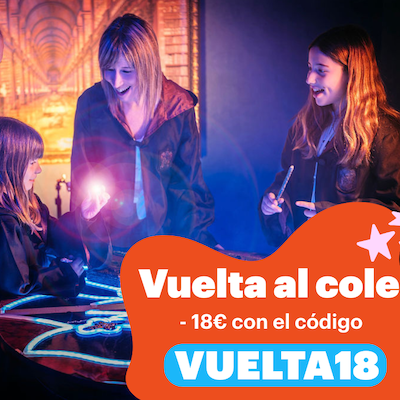 Vuelta al cole: planes con niños con 18 € de descuento